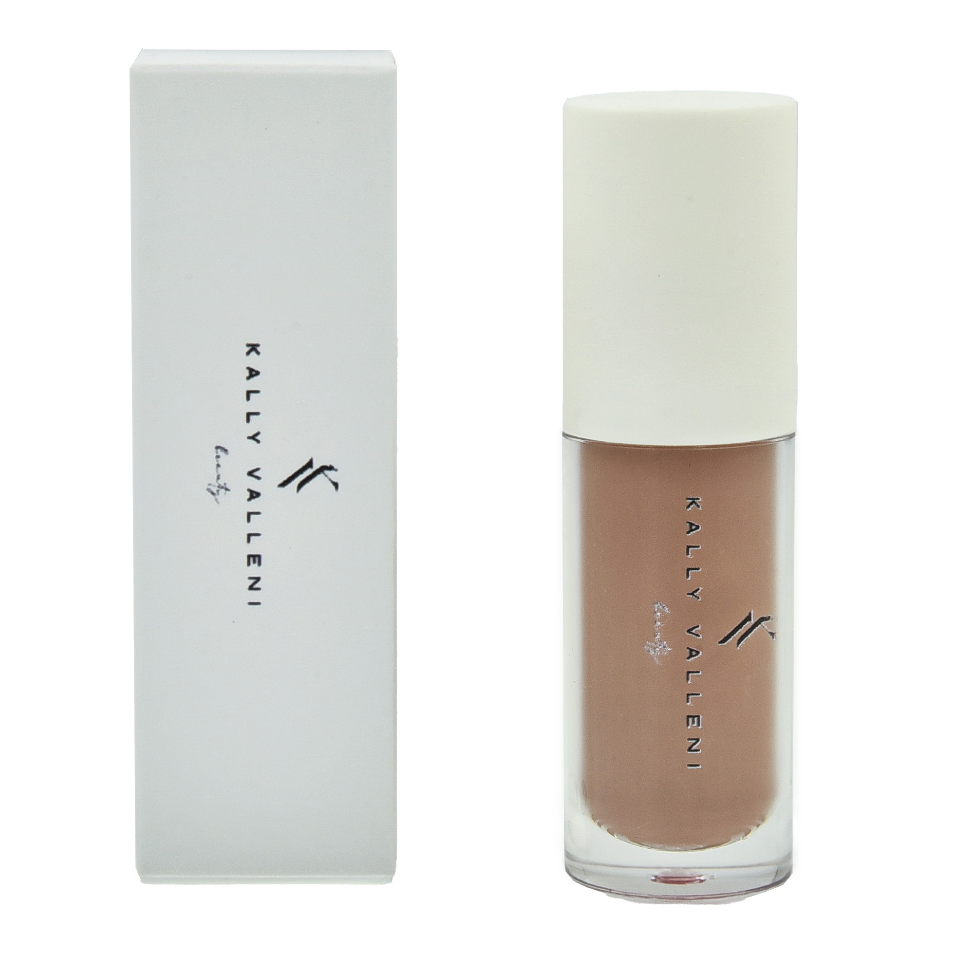 Kally Valleni “White Lid Matte Liquid Lipstick 02” Cappuccino