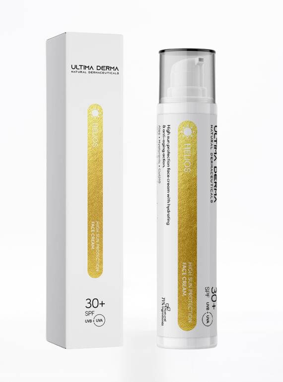 Αντηλιακή κρέμα προσώπου με ενυδατική & αντιγηραντική δράση HELIOS Face cream SPF30+ 50 mL